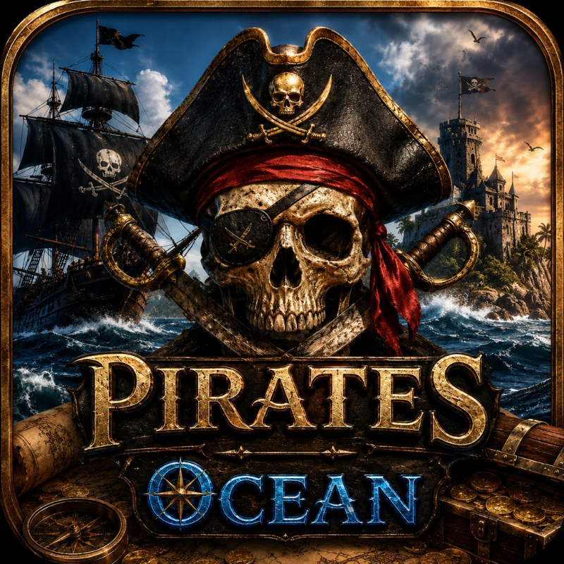 Pirates Ocean official game logo